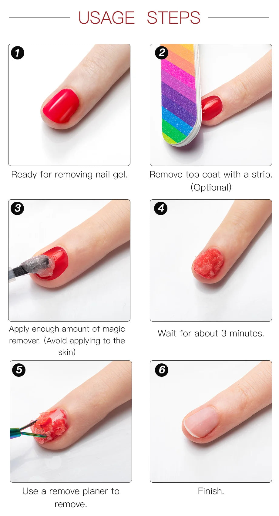 Fast Magic Nail Polish Remover Tool Kit