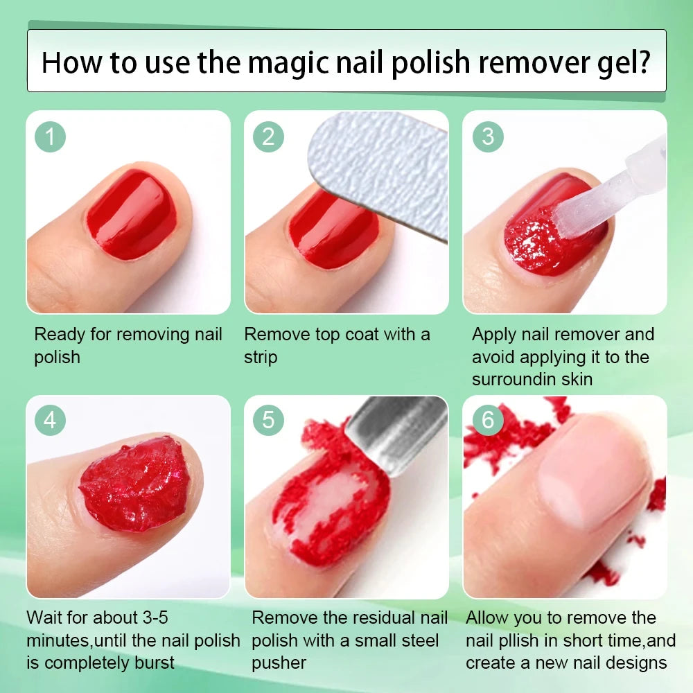 Magic Nail Polish Remover UV Gel