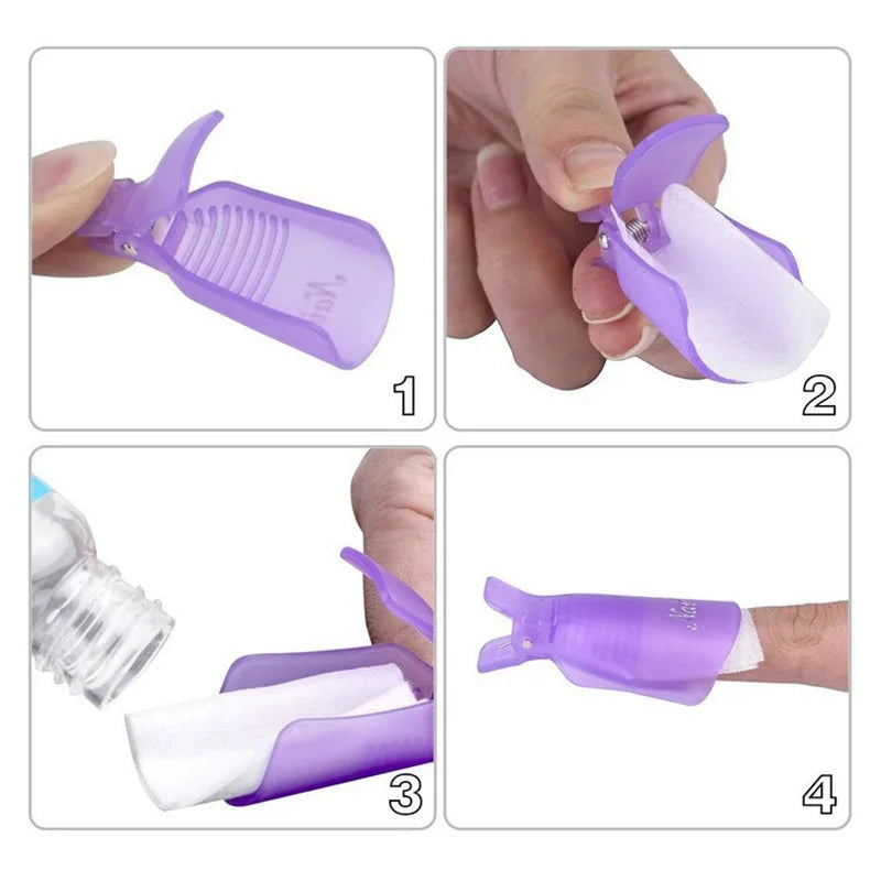 Nail Polish Remover Clips