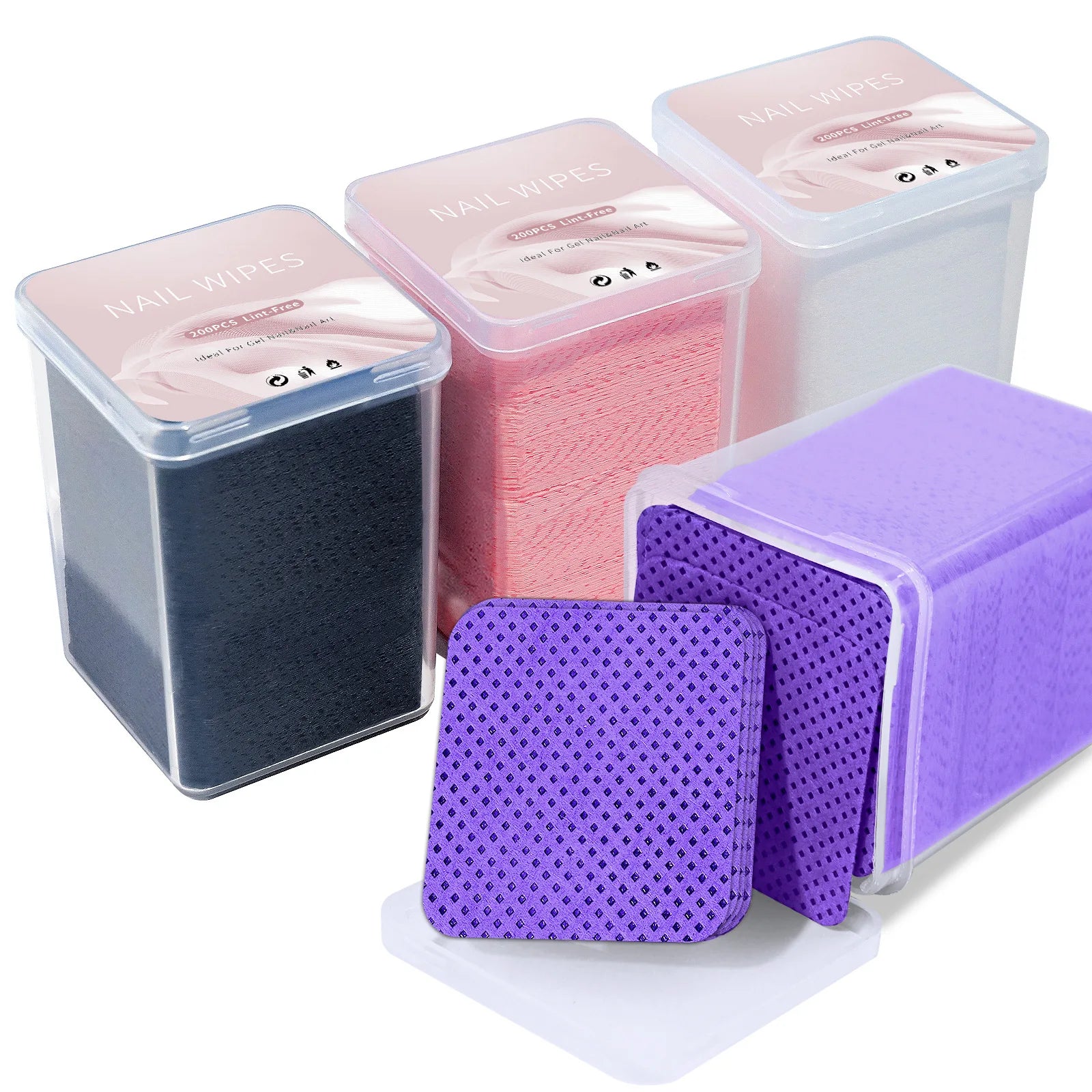 Lint-Free Nail Polish Remover Wipes Paper Pad